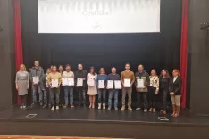 V družbi prejemnikov letošnjih certifikatov KBZ Kranjska Gora Vrhunsko / Foto: Suzana P. Kovačič