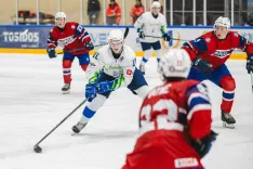 Hokejsko svetovno prvenstvo IIHF Bled divizija I-A do 20 let.Tekma 3 - Slovenija - Norveška. SLO - NOR / Foto: Nik Bertoncelj