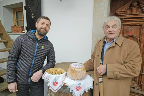 Program sta glasbeno obogatila prof. Vasilij Meljnikov in mag. Matjaž Zobec. / Foto: Nika Toporiš