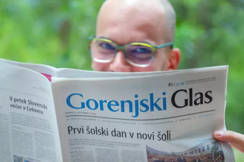 trženje Gorenjski glas / Foto: Tina Dokl