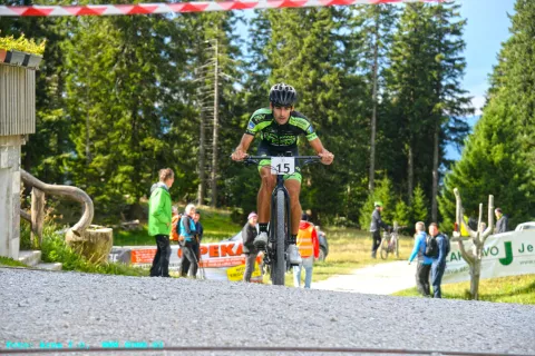 Tilen Potisk letošnjo zmago na Vzponu s kolesi na Blegoš šteje za svoj največji športni uspeh. / Foto: Arne Istenič, Arhiv Šdmh