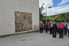 Del nekdanjega obzidja v Pliberku / Foto: Grega Flajnik