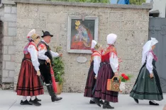 Veliki šmaren cerkveni praznik Brezje 2022 maševal ljubljanski nadškof in metropolit msgr Stanislav Zore / Foto: Tina Dokl