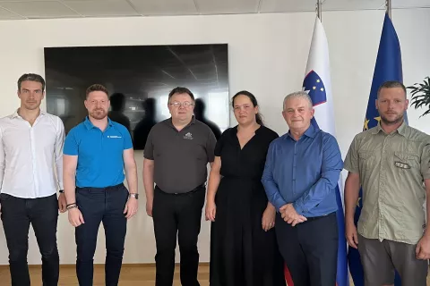 Jernej Pavlič, MZI Jaka Klajderič, MZI Janez Šimenc, KGZS Barbara Lombar, OE KGZS Kranj Roman Žveglič, KGZS Janez Kert, Sindikat kmetov Slovenije / Foto: Mzi