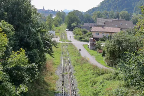 Struževo vlak promet želežniška proga / Foto: Tina Dokl