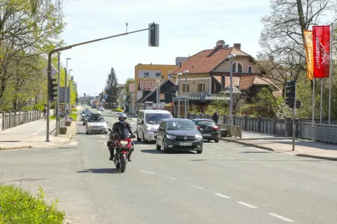 Bleiweisova cesta most pri arvaju Kranj / Foto: Tina Dokl